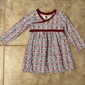 Girl’s Tea Floral Long-sleeve Dress